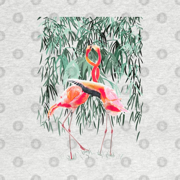 Flamingos couple by Mimie20